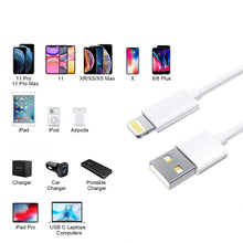 Fast Charging Cable & Data Sync USB Cable for iPhone13, 12,11, X, 8, 7, 6, 5, iPad Air, Pro, Mini & iOS Devices Flymaster Shop