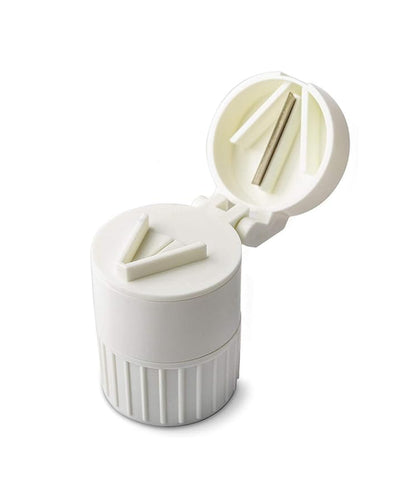 3 in 1 Function Tablet Cutter, Crusher & Pill Storage | Health | Double Tablet Storage, Water Storage Perfect For Carrying Cutting and Organising Medicines