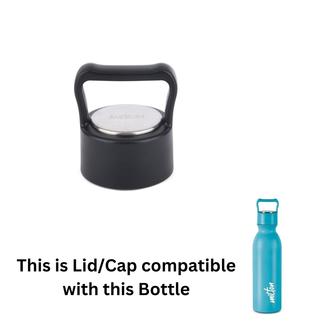 Milton Spare Lid Compatible for Alice Water Bottle 500ml / 750ml / 1000ml, Durable BPA-Free Leak Proof Replacement Cap