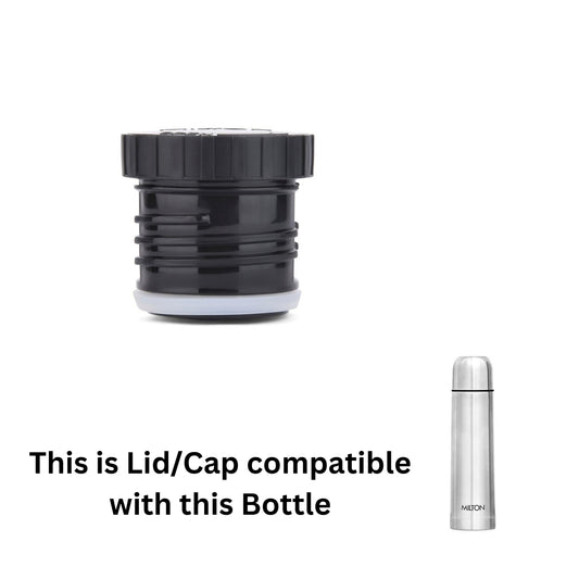 Milton Spare Plain Lid Compatible for Regular Water Bottle 350ml / 500ml ‚ Simple Leak Proof Replacement Cap
