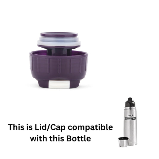Milton Spare Bullet Assemble Flip Lid Compatible for 1000ml Water Bottle, Easy Flip-Open Leak Proof Replacement Cap