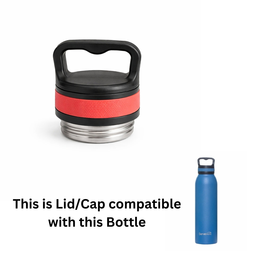 Servewell Oslo Vacuum Bottle Spare Lid/Cap | Compatible Replacement Bottle Lid (Non-Original)