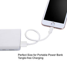 Power Bank Cable Short 8-pin to USB Sync and Charging Cable for Apple Devices Flymaster Shop