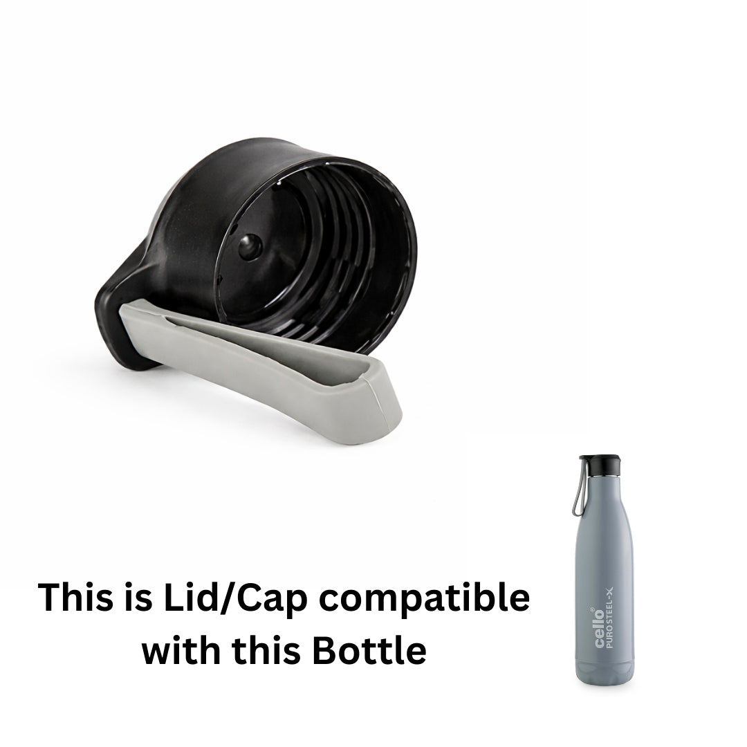 Cello Puro Steel‑X Neo 900 Spare Lid/Cap | Compatible Replacement Bottle Lid (Non-Original)