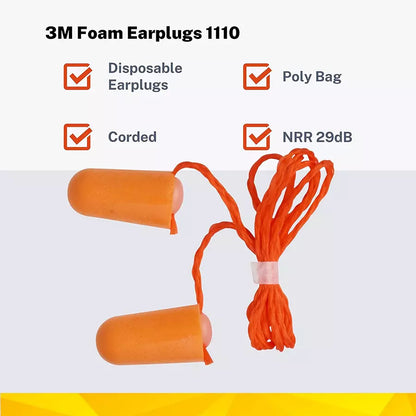 Travel Sleep Strap Noise Reducer ; Earplugs & Soft Foam Earplugs Sleeping Noise Cancelling for Hearing Protection (3 Pairs)