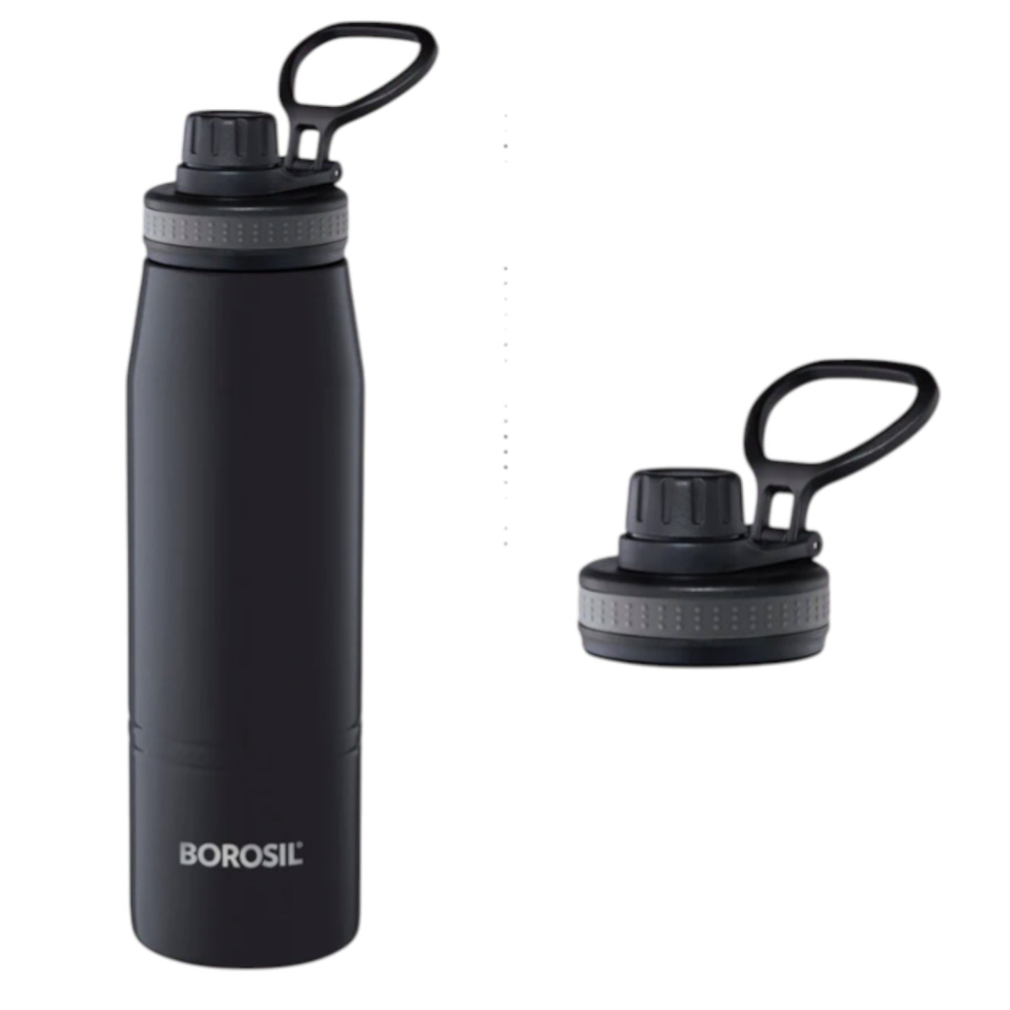 Spare Lid/Cap Compatible with/Replacement for Borosill Gosport 600 & 900 Bottles – Leakproof Lid – BPA-Free, Durable, Easy Fit (Water Bottle Not Included/Only lid included