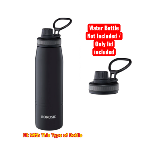 Spare Lid/Cap Compatible with/Replacement for Borosill Gosport 600 & 900 Bottles – Leakproof Lid – BPA-Free, Durable, Easy Fit (Water Bottle Not Included/Only lid included