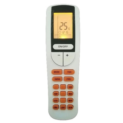 AC Remote Control with Display Light – Exact Replacement Compatible for Voltas Air Conditioners - Flymaster Shop