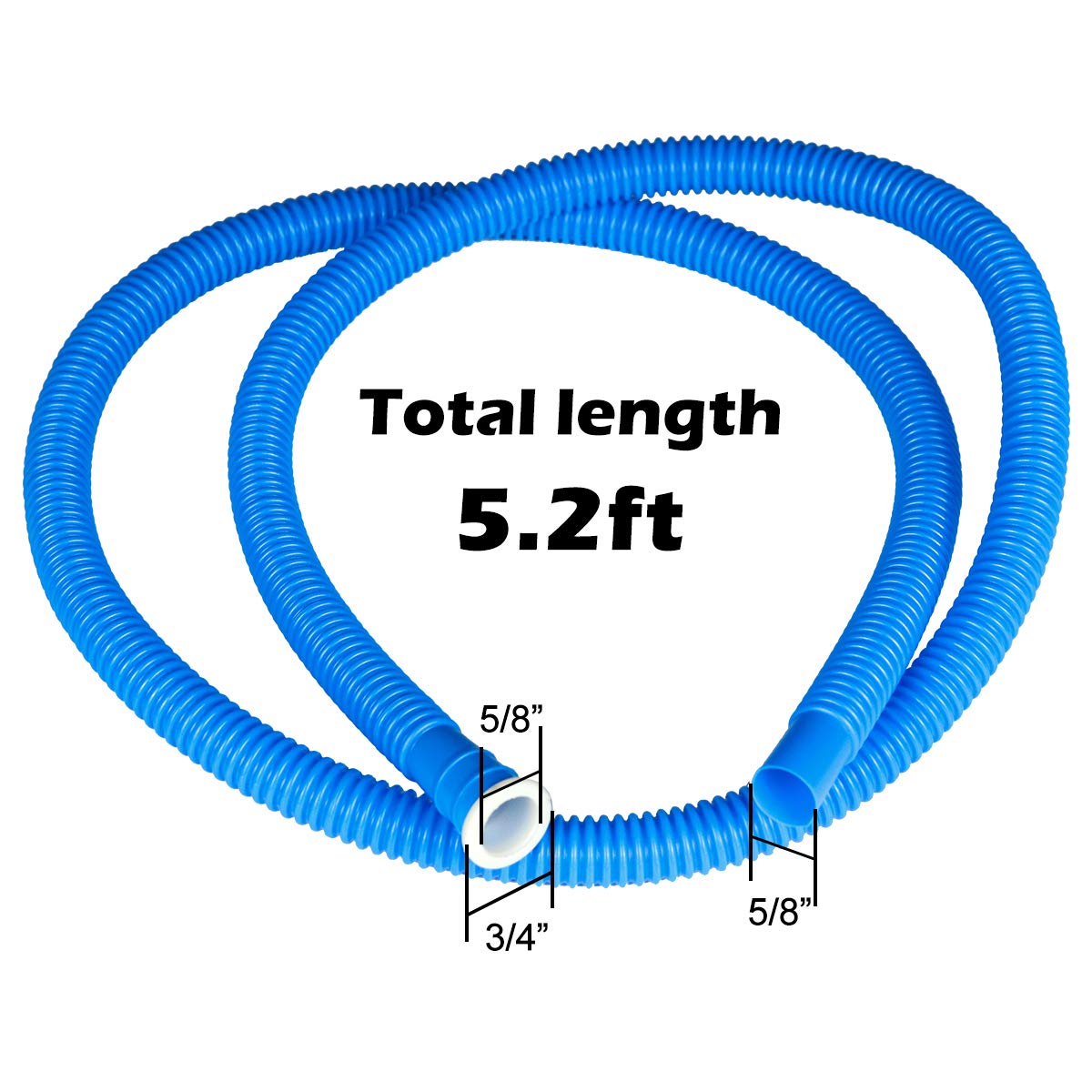 Air Conditioner Drain Hose Connector Elbow Fitting,with Universal 5.2 Ft AC Drain Hose kit for Mini-Split Condensate Unit & Window Units - Flymaster Shop
