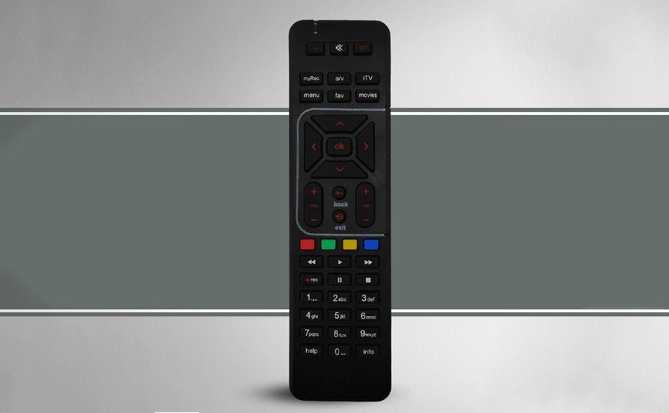 Airtel DigitalTV DTH Television Setup Box Remote Control for SD & HD Recording, Compatible with All Airtel DTH Set-Top Boxes (Black). - Flymaster Shop