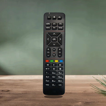 Airtel DigitalTV DTH Television Setup Box Remote Control for SD & HD Recording, Compatible with All Airtel DTH Set-Top Boxes (Black). - Flymaster Shop
