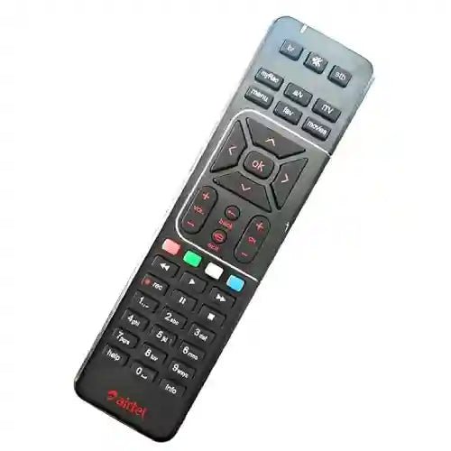 Airtel DTH remote for SD/HD/HD recording compatible televisions | Digital TV accessories | Easy remote access for digital TV viewing - Flymaster Shop