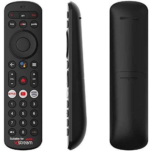 Airtel Xstream Remote | DTH Set Top Box Accessories | Voice Control Compatible & Convenient - Flymaster ShopFlymaster Shop