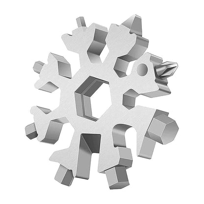 All-in-1 Multi-Tool - High-Carbon Steel Spanner, Hex Wrench, Screwdriver, Bottle Opener (Silver) - Flymaster Shop