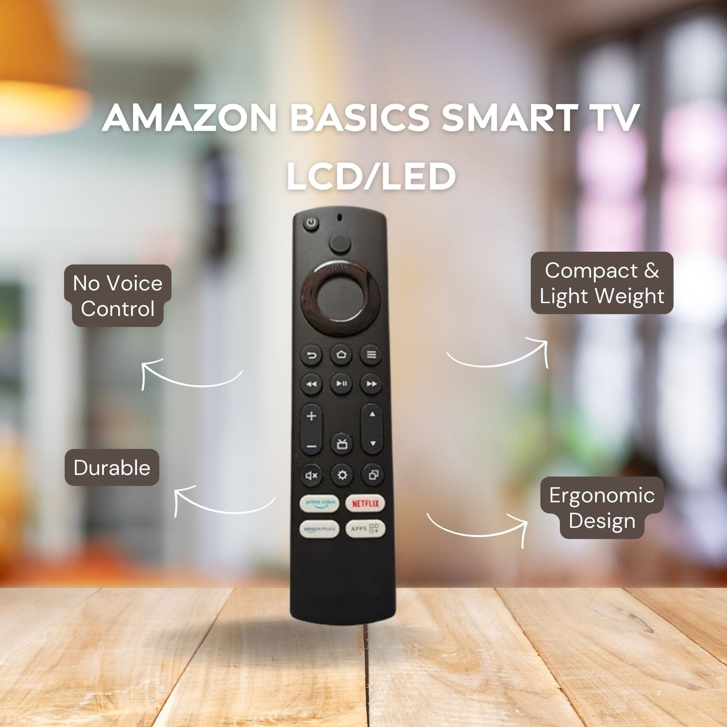 Amazon Basics Smart TV Remote | Compatible with LCD/LED TVs | Replacement Remote (No Voice, Not for Amazon FIRE TV Stick - Flymaster Shop