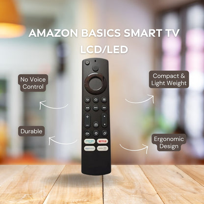 Amazon Basics Smart TV Remote | Compatible with LCD/LED TVs | Replacement Remote (No Voice, Not for Amazon FIRE TV Stick - Flymaster Shop