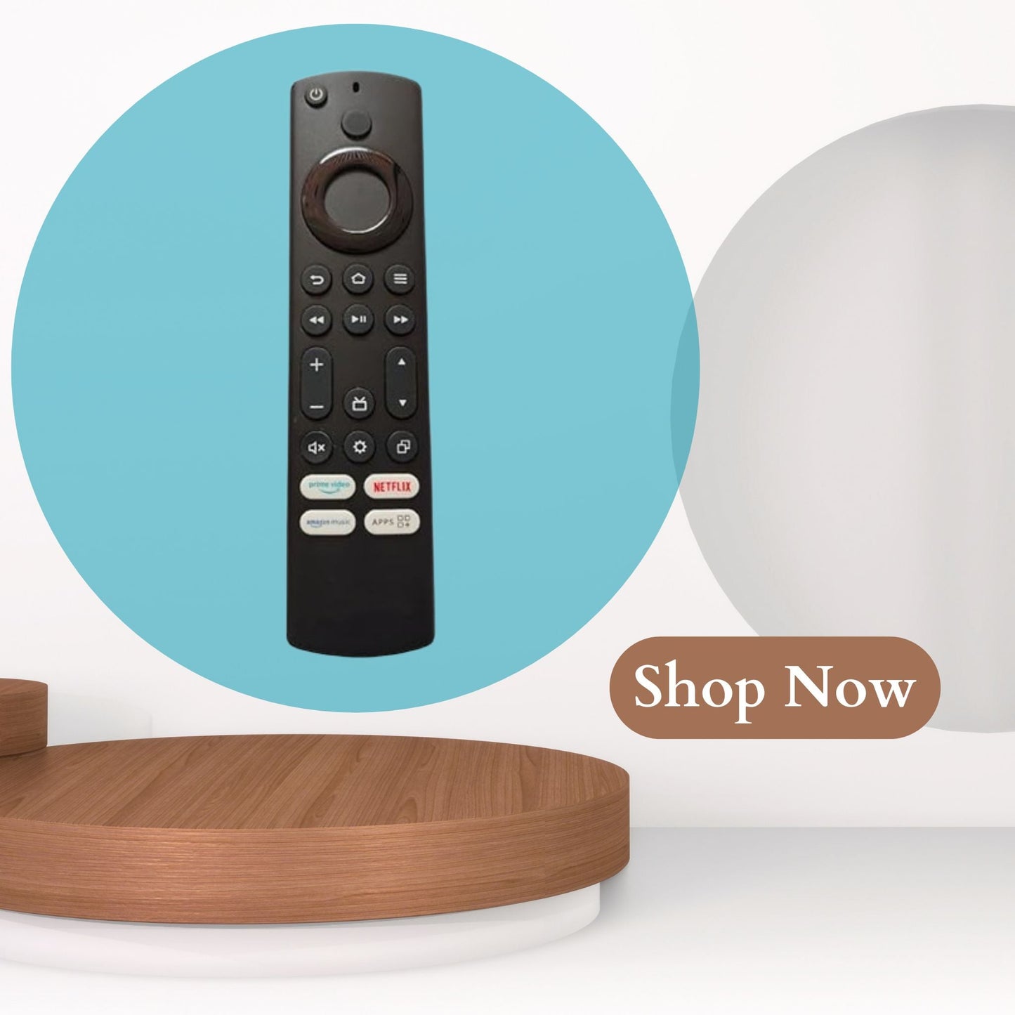 Amazon Basics Smart TV Remote | Compatible with LCD/LED TVs | Replacement Remote (No Voice, Not for Amazon FIRE TV Stick - Flymaster Shop