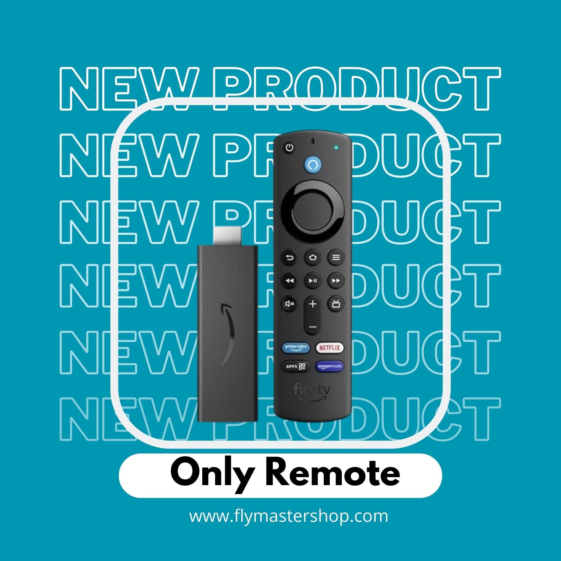 Amazon Fire Stick Remote Control | Full Functionality, Easy Navigation & Voice Search. - Flymaster Shop