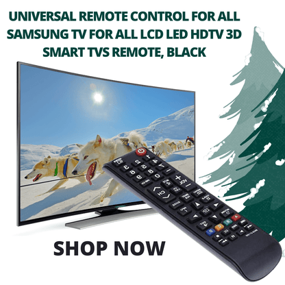 AMZJK Universal Remote Control for All Samsung TV - LCD, LED, 3D, Smart TVs Remote Replacement, Black - Flymaster Shop