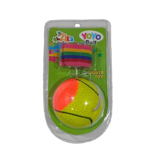 Ball Toy, Adjustable Wrist Band, LED Yo Yo Ball, for Kids, Multicolor, Pack of 1 - Flymaster Shop