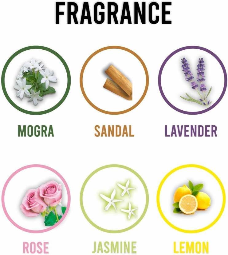Bathroom Freshener For Toilet, Washroom - Air Smell Fresheners Perfume Packets, Automatic Room Fragrance Blocks, long lasting, 50 Gram Each Pack of 5 - Flymaster Shop
