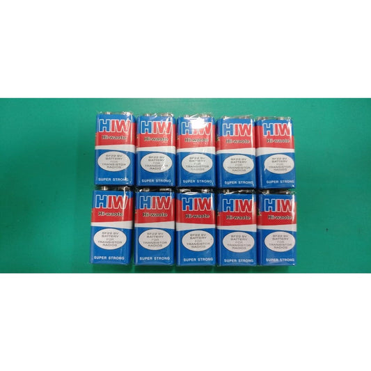 Batteries | MAND Hi-Watt 6F22 HW | Long-lasting Zinc Carbon Battery with Extended Life - Flymaster Shop