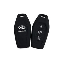 Black Silicone Key Cover for Mahindra XUV – Push Start Key Fob Case | Durable & Stylish Protection - Flymaster Shop