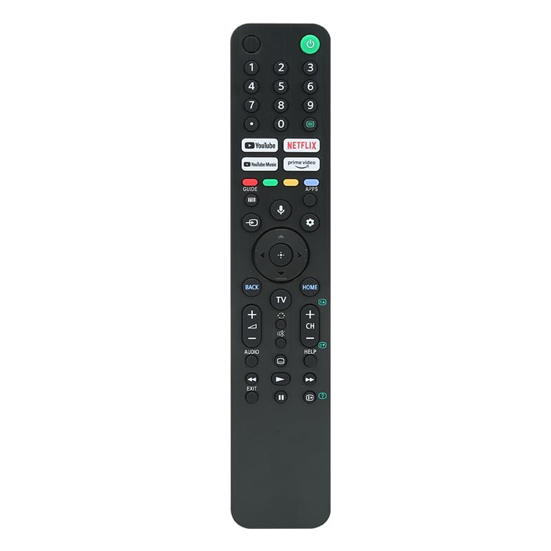 Bluetooth Voice Command RMF-TX520P Remote Control for Sony Smart TVs – Compatible with A80J, X80J, X85J, X90J, X95J Series - Flymaster Shop