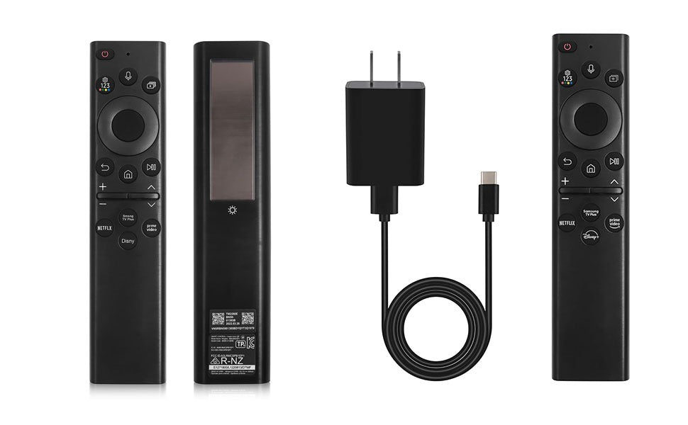 BN59-01385A Voice Remote for Samsung Smart TV – 4K, Neo QLED, OLED, UHD (2021-2022) | Solar & USB-C Rechargeable - Flymaster Shop