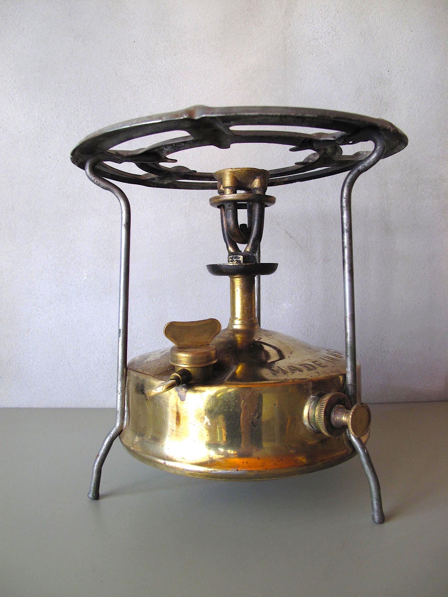Vintage Brass Fuel Kerosene Brass Stove