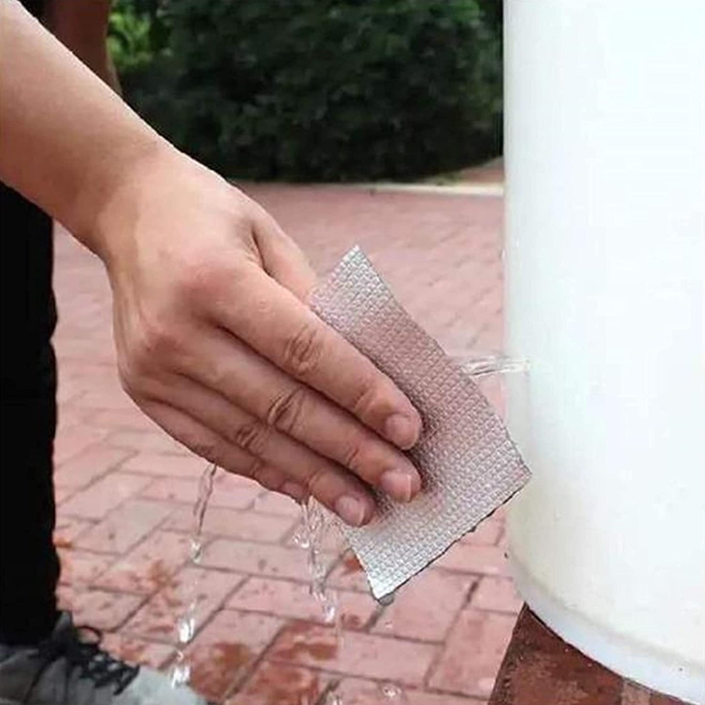 Butyl Tape Waterproof Tape, 2 inch x 16 feet, Aluminum Foil Tape Butyl Sealant Tape for RV Repair, Window, Silicone, Boat and Pipe Sealing, Glass & EDPM Rubber Roof Patching, Silver - Flymaster Shop