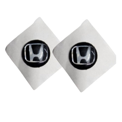 Car Sticker Key Fob Remote Badge – 14mm Oval Auto Emblem Logo Decal Compatible with Honda Vehicles (Pack of 2) - Flymaster Shop