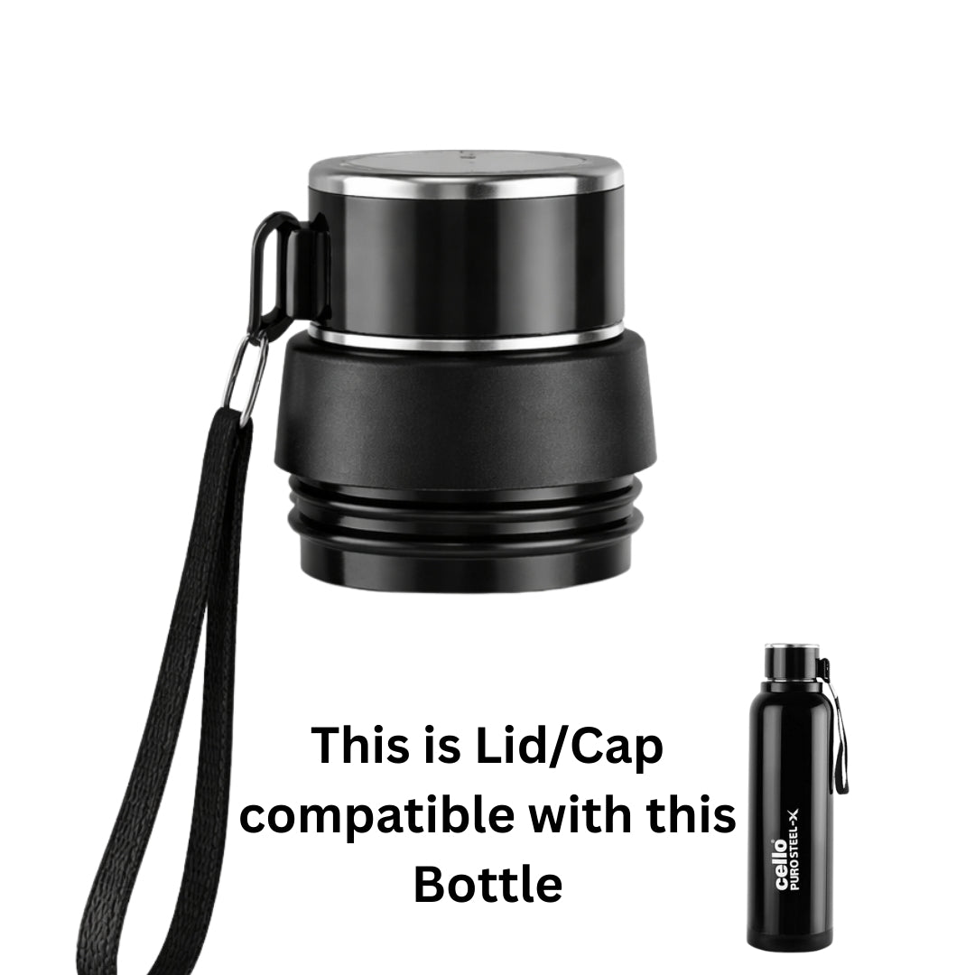 Puro Stell X Polo Cap/Lid | Compatible Replacement Lid for Puro Stell X Polo Bottles | Non-Original Bottle Cap