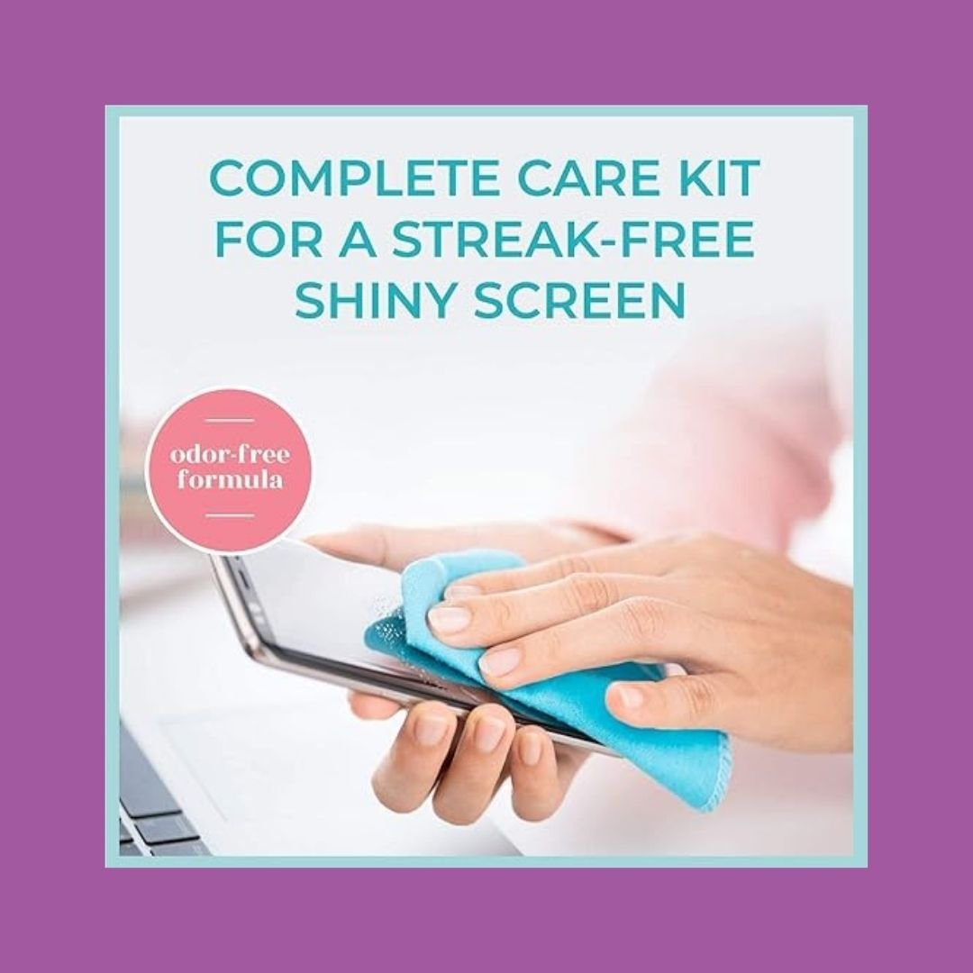 Cleaner Fluid Gel LCD Cleaning Kit, Liquid Solution with Cloth to Clean Mobile/Laptop Screen Pack of 3 - Flymaster Shop