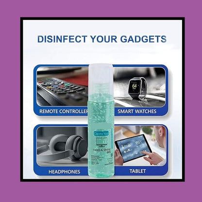 Cleaner Fluid Gel LCD Cleaning Kit, Liquid Solution with Cloth to Clean Mobile/Laptop Screen Pack of 3 - Flymaster Shop