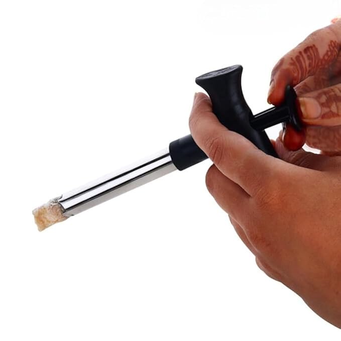 Coconut Opener Set of 2 – Stainless Steel Drill Cutter with Cleaner Stick for Effortless Coconut Water Extraction | Easy 3-Step Process | Multicolor. - Flymaster Shop