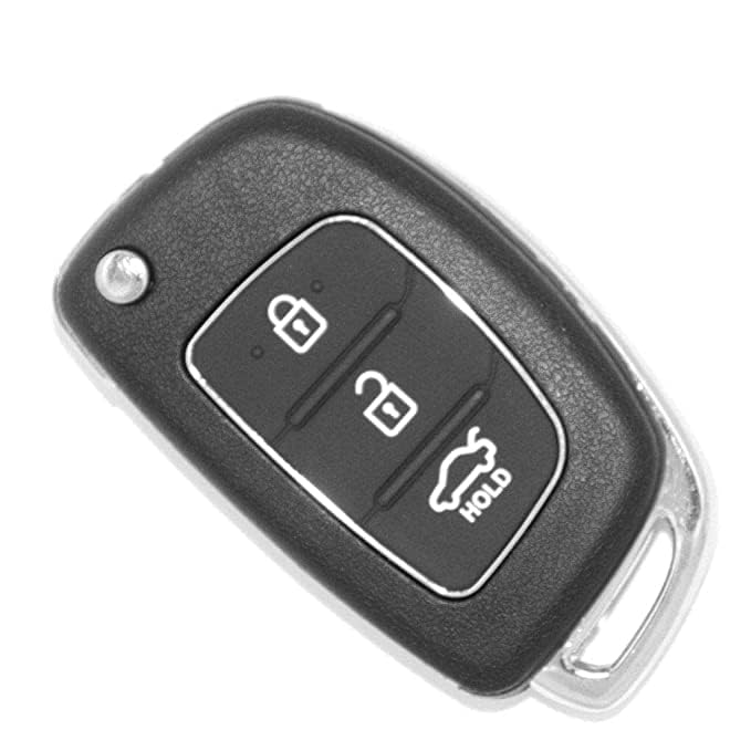 Combo-2 in 1 -Hyundai Flip Key Shell for Hyundai I20, Verna, Xcent, Igen, Sportz, Magna Model+ Rubber Pad - Flymaster Shop