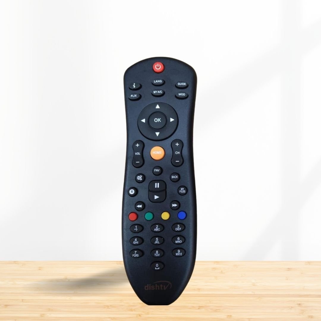 Compatible Dish TV Remote Control Replacement for All Dish TV SD/HD DTH with Recording Set Top Box. - Flymaster Shop