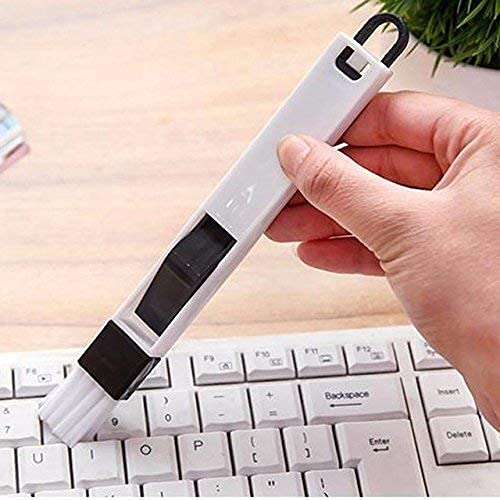 Corners & Edges Dust Cleaning Brush for Window Frame, Keyboard with Mini Dustpan Window Cleaner Brush(Multi Colour) - Flymaster Shop