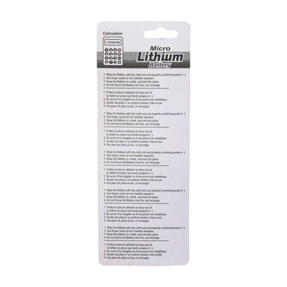 CR 2032 Battery 3V Micro Lithium Button Coin Cell - Pack of 5 Batteries - Flymaster Shop
