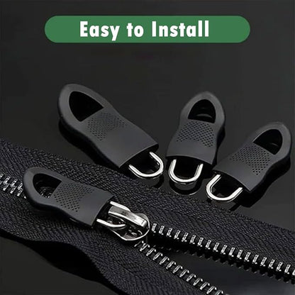 Detachable Zipper Puller Set – U-Shaped Resin Zip Head Pullers for Waistbands, Belts, DIY Sewing (Pack of 10) - Flymaster Shop