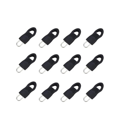 Detachable Zipper Puller Set – U-Shaped Resin Zip Head Pullers for Waistbands, Belts, DIY Sewing (Pack of 10) - Flymaster Shop