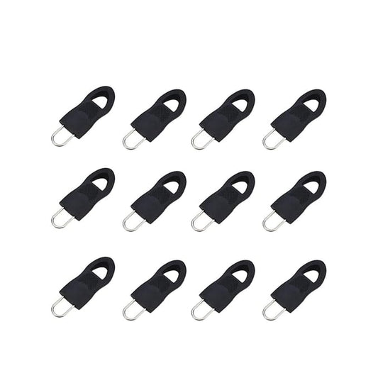 Detachable Zipper Puller Set – U-Shaped Resin Zip Head Pullers for Waistbands, Belts, DIY Sewing (Pack of 10) - Flymaster Shop