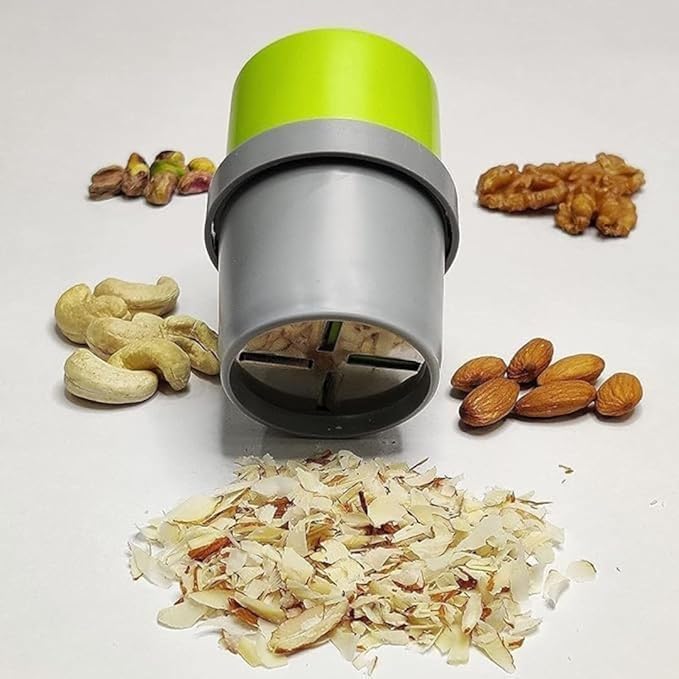 Dry Fruit and Nut Cutter Slicer Tool Set - Smart Kitchen Gadget for Effortless Dry Fruit Chopping, Badam Cutter Machine, Hand Nut Chopper for Quick Slicing (Pack of 1). - Flymaster Shop