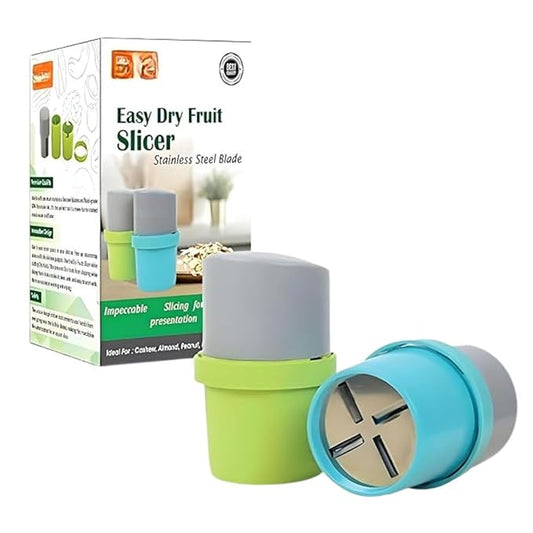 Dry Fruit and Nut Cutter Slicer Tool Set - Smart Kitchen Gadget for Effortless Dry Fruit Chopping, Badam Cutter Machine, Hand Nut Chopper for Quick Slicing (Pack of 1). - Flymaster Shop
