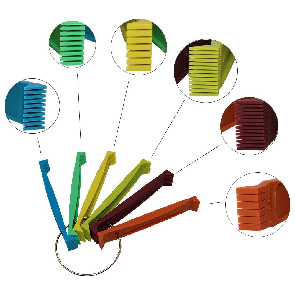 Fin Comb Set for Air Conditioner FCR6 Coil Fin Comb Ring Straighten Evaporator Condensor - Flymaster ShopFlymaster ShopB0CP959B83