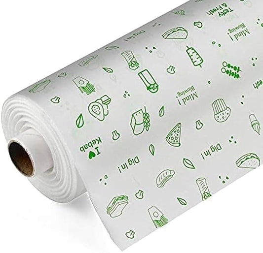 Flymaster 100% Food Grade Non - Stick Butter Paper Roll - 100m Parchment Paper for Roti Wrapping & Baking. - Flymaster ShopFlymaster ShopFM - BP - 25m - 1