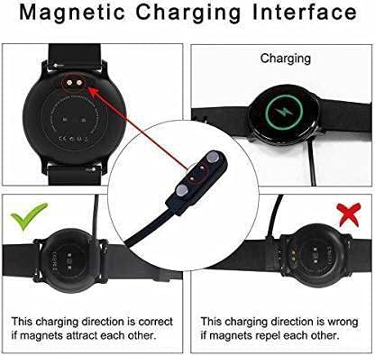 Flymaster 2 Pins Magnetic Suction Charger Cable | Smartwatch Accessories | 0.5 m Cable Length, Magnetic Charging - Flymaster Shop