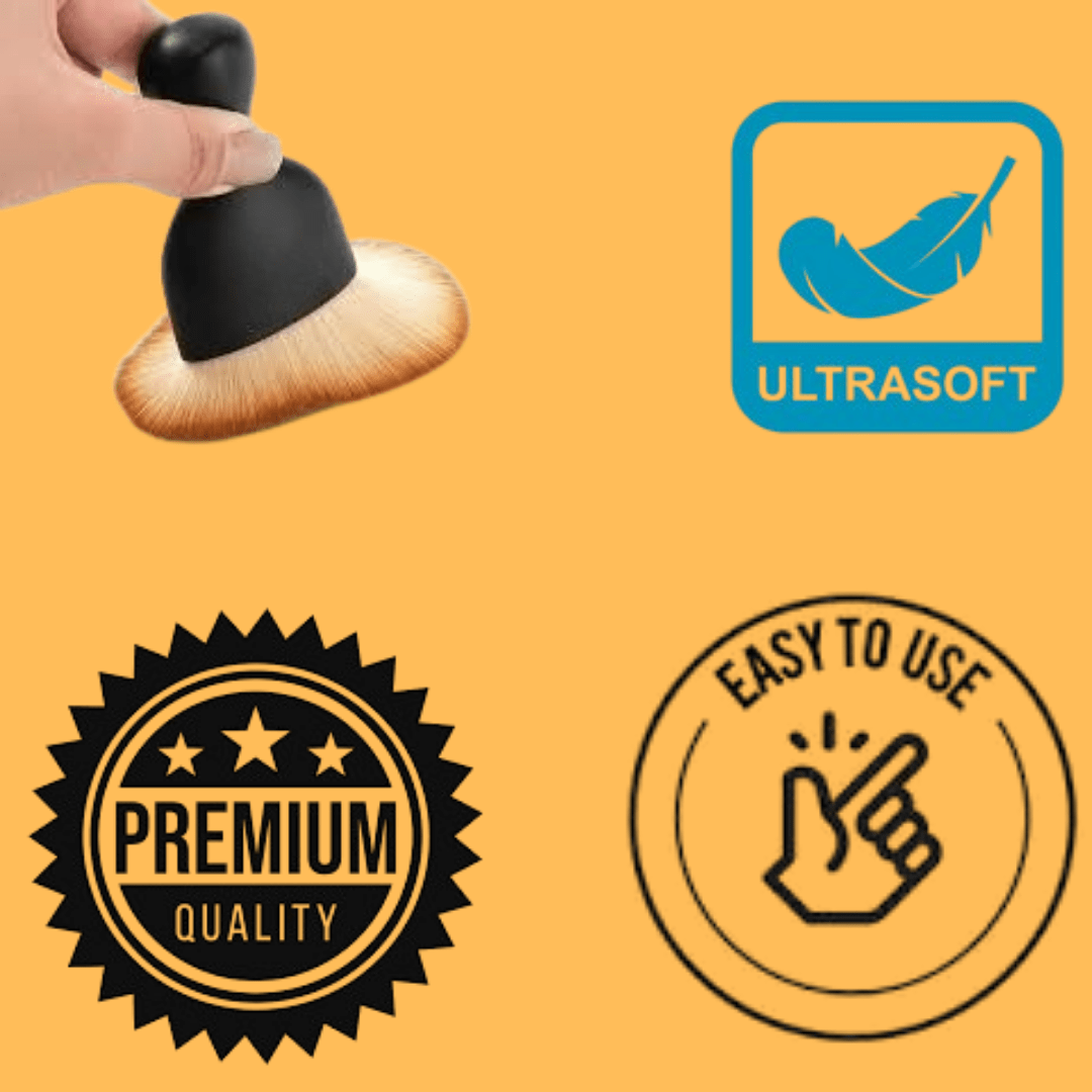 Flymaster Car Interior Cleaning Brush, Dashboard Brush, Soft Brush, Detailing Brush, Cabin Vents. Black - Flymaster Shop