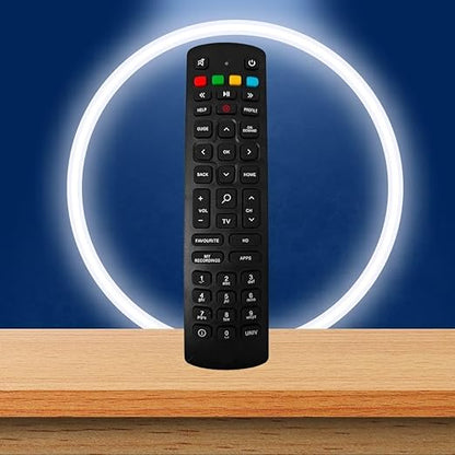 Flymaster Non-Voice Function Remote for Jio Fiber Set-Top Box – Reliable, User-Friendly & Durable Replacement Remote (Black) - Flymaster Shop